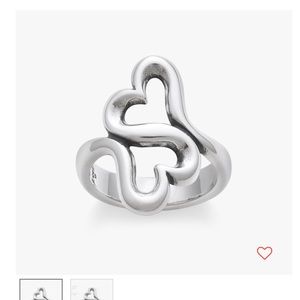 James Avery heart to heart ring size 5